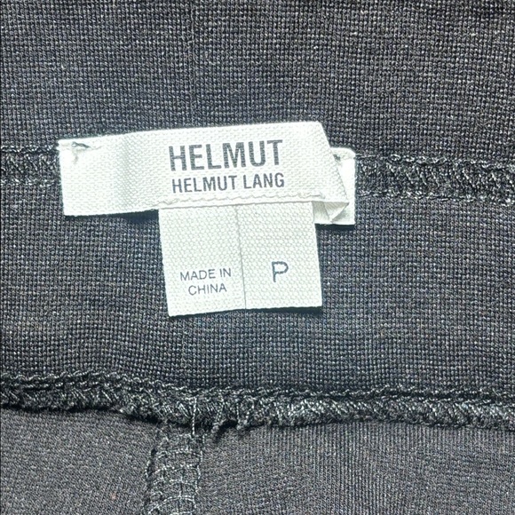 Helmut by Helmut Lang black stretch pull on structured mini skirt women’s S - Picture 7 of 11